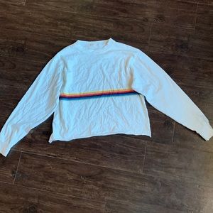 John Galt long sleeve crop top